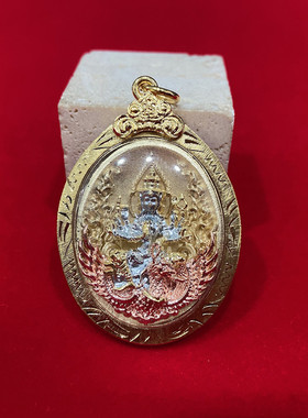顶鼎泰牌泰国特色手工艺品 禅南 2566 骑凤四面佛包壳吊坠项坠