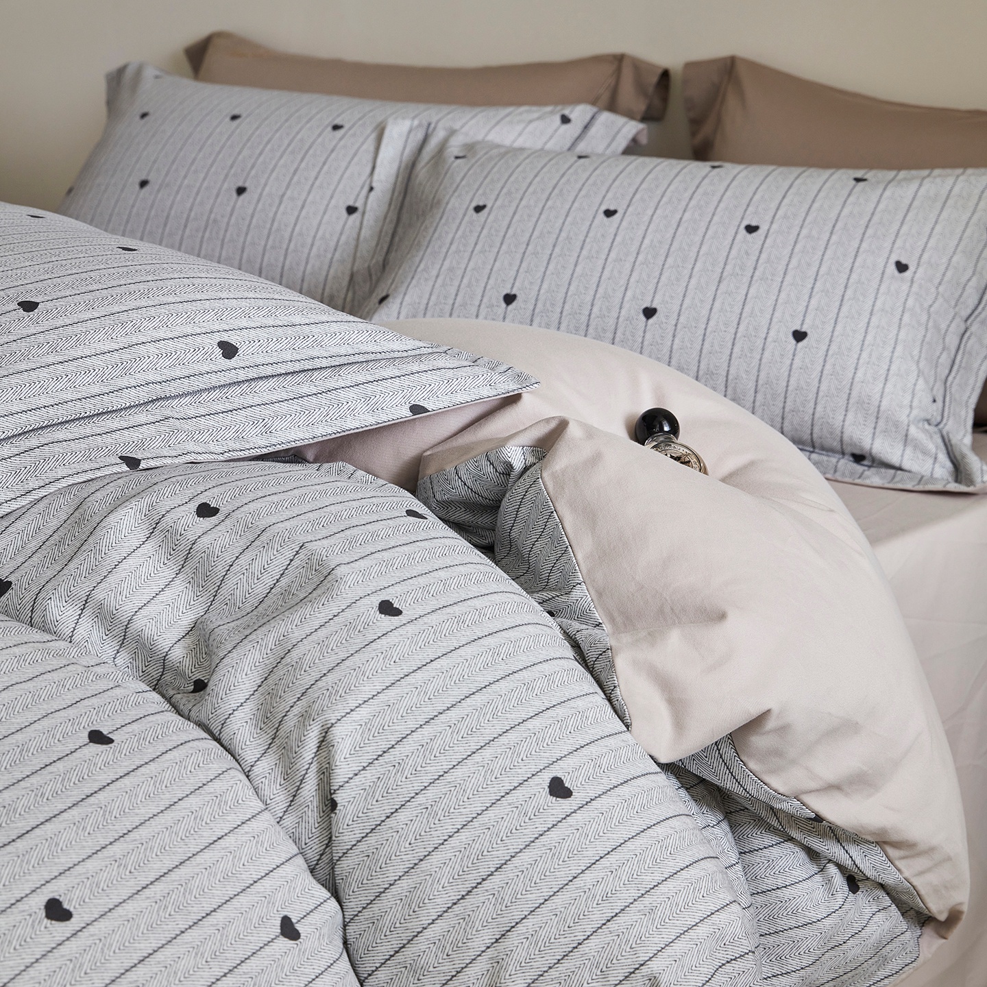 高级感加厚全棉磨毛四件套