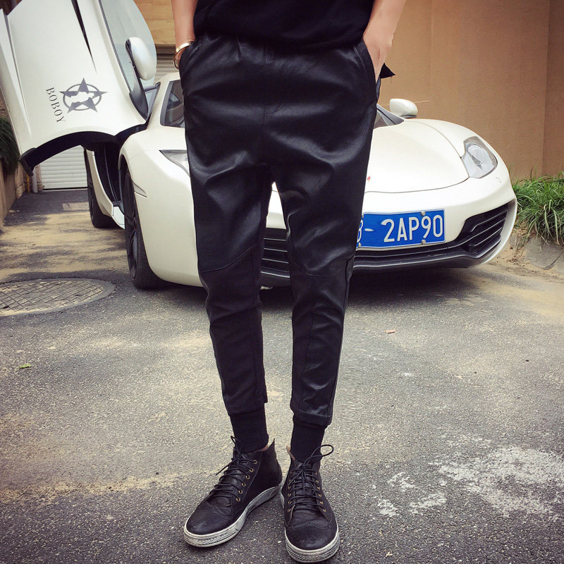 Pantalon cuir homme en vrac pour adolescent pour hiver - Ref 1493725 Image 4