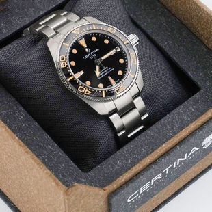 雪铁纳Certina海龟潜水表小海龟钛苏黎世C032.807.11.091.00男表