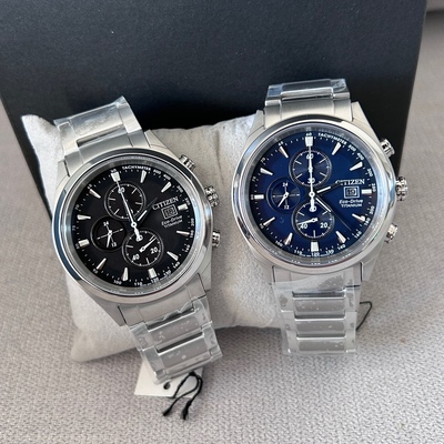 计时码表男表西铁城钛合金蓝宝石