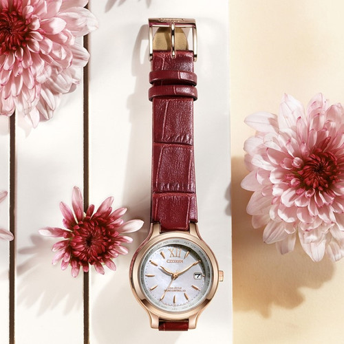 Citizen女电波光动能EC1173-10D