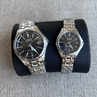 清仓CITIZEN西铁城光动能电波手表男AS5040 51E 50A蓝宝石ES5040