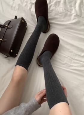 秋冬才不要臃肿~有点心机的坑条压力小腿袜！显瘦！保暖！不勒肉~