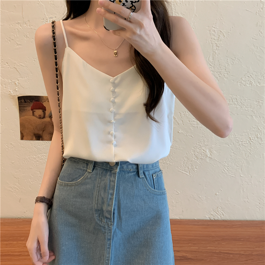 Real price French lazy exquisite breasted waistcoat for women in summer