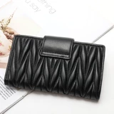 Бумажник, длинная сумка через плечо, вместительная и большая универсальная маленькая сумка клатч с молнией, кошелек