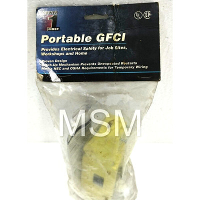 便携式 GFCI E86600 地面故障电路中断器