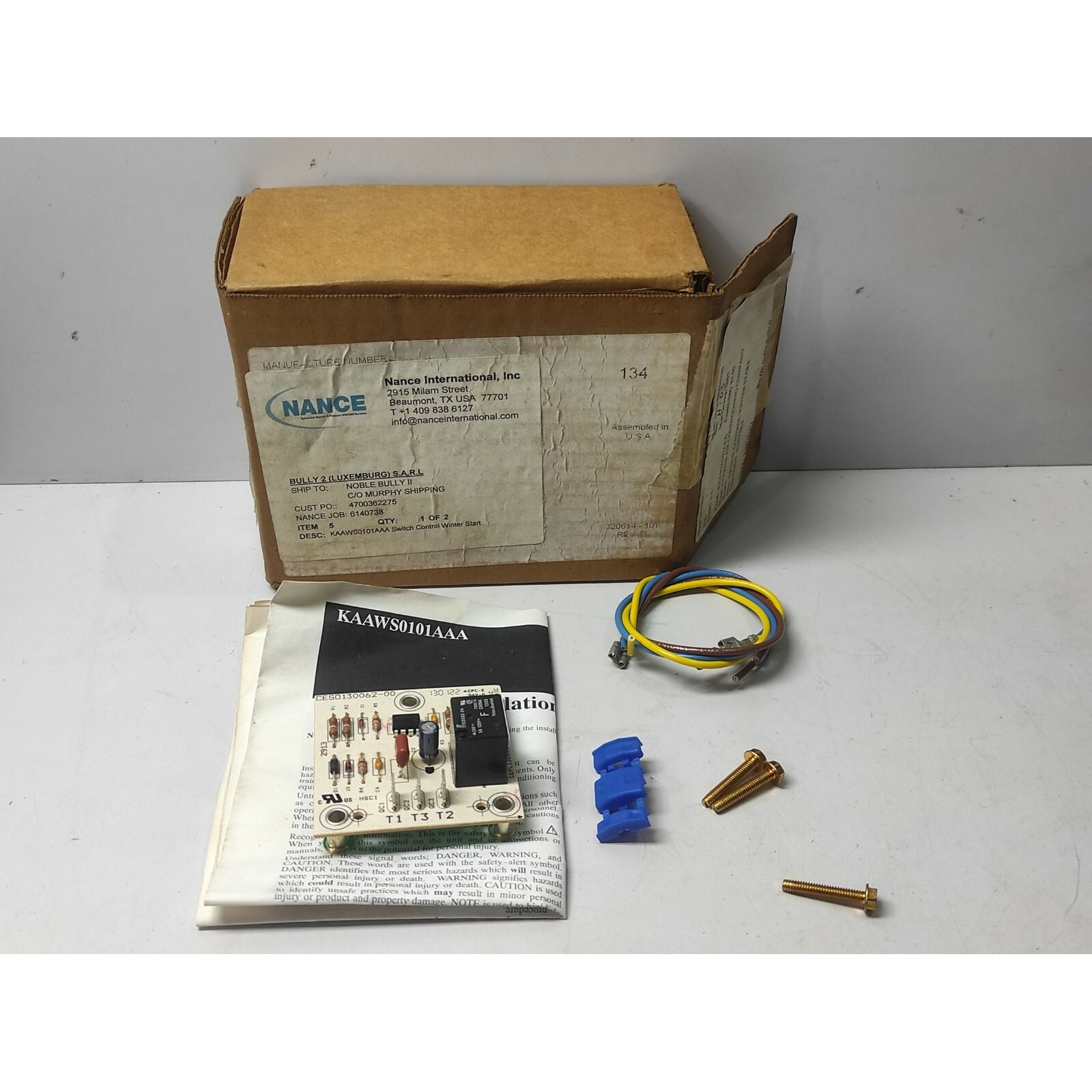 Carrier KAAWS0101AAA Hiver Démarrage Contr?le Board CES0130