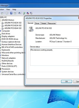 Adlink PCI-8134A 51-12421-0A10 motion controller card tested