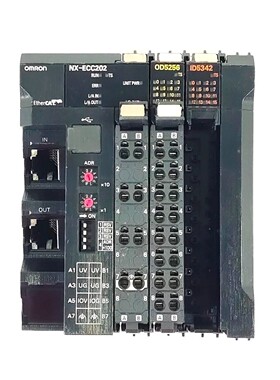 欧姆龙 NX-ECC202 通信 COUPLER 带 2 个模块