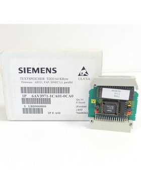 Siemens 6AV3971-1CA01-0CA0 Textspeicher TD20 64kByte Version