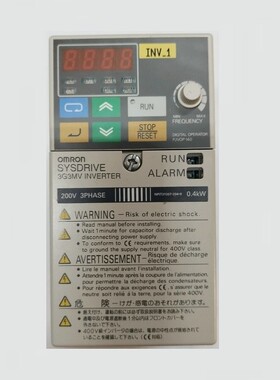 OMRON 3G3MVA2004  SYSDRIVE INVERTER 230 V 04 KW  3G3MV A200