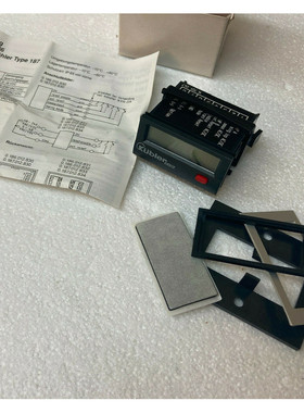 Kübler CODIX Zeitz?hler Type 186/187 Stundenz?hler Betriebs