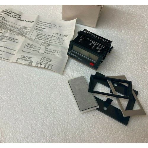 Kübler CODIX Zeitz?hler Type 186/187 Stundenz?hler Betriebs