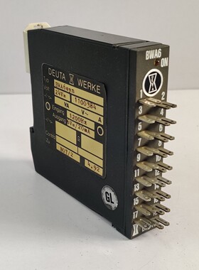DEUTA WERKE BWA6OYN 输出继电器 1100385