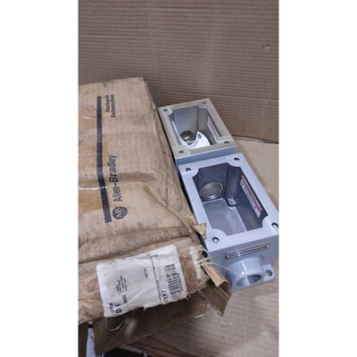 Allen Bradley 800H-2HYX7 Ser X Mounting Body 2 Gang Vertical