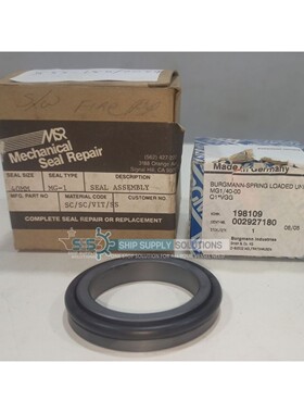 MSR 机械密封尺寸 40 毫米类型 MG-1,(ID 40 毫米 x OD 60 毫米 x