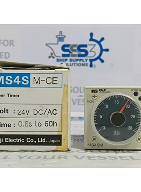 富士电动MS4SM超级计时器0.6秒至60小时24伏直流/交流11针MS4SMAP