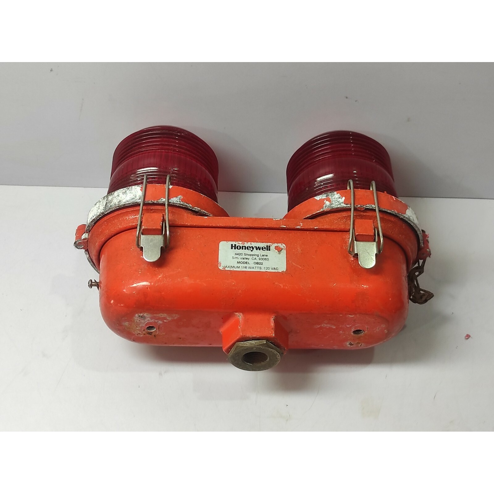 Honeywell OB22 Doble Lámpara Obstrucción Luz Máximo 116Wa