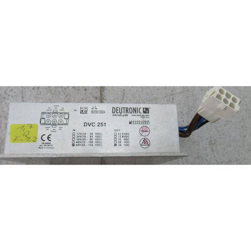 Deutronic DVC 251-80-24 DC Voltage 72/80/96/110VDC