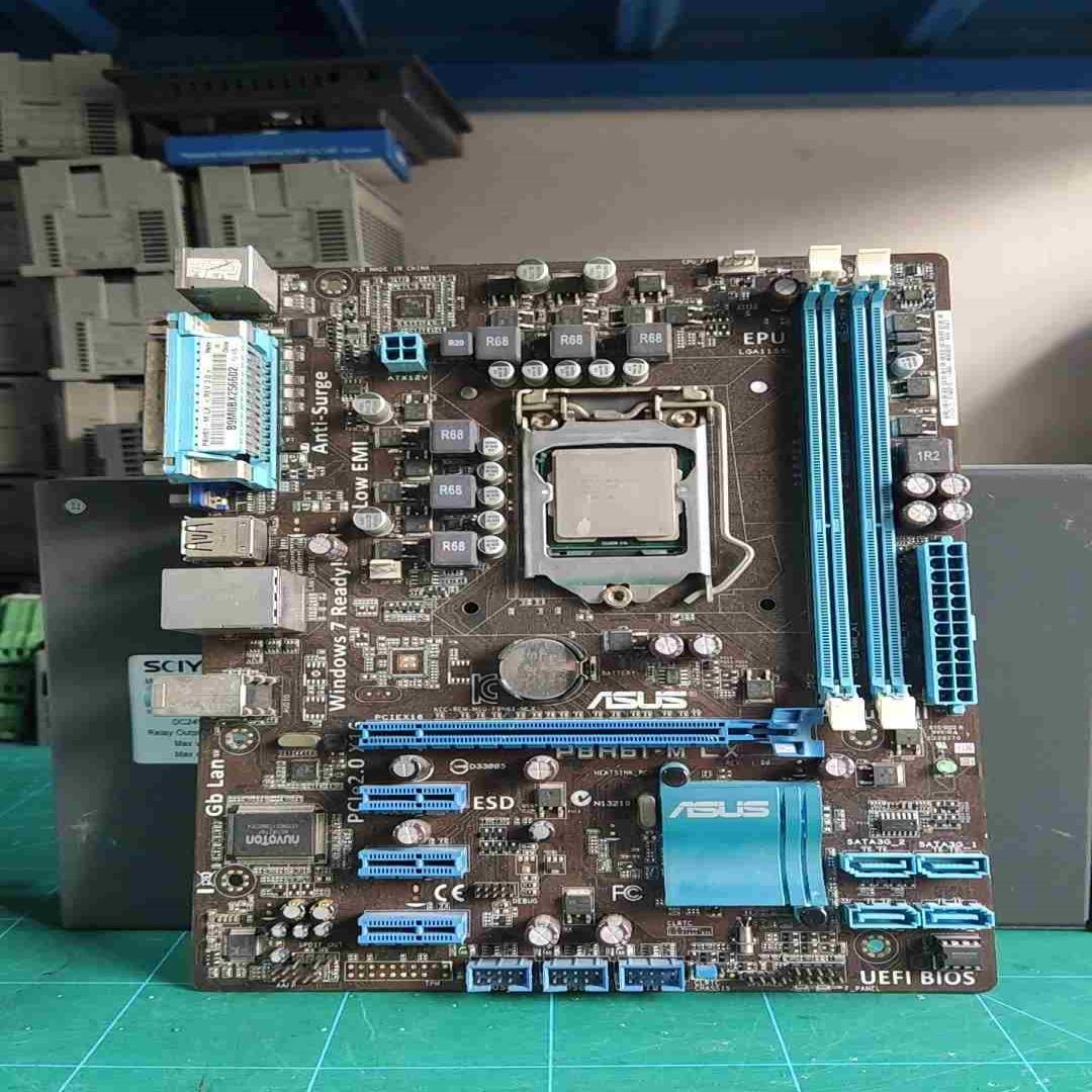 华硕p8h61-m plus v3主板 成色如图议价