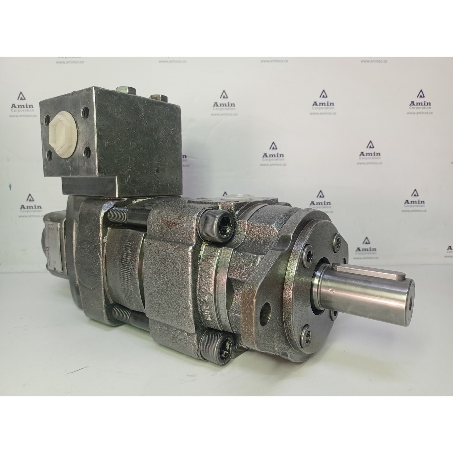 Pompe à Engrenage Hydraulique Interne Doubled QX43-020/21-0 - 实物图