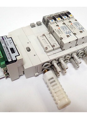 SMC DEVICENET SQ EX122-SDN1 24V w/ 2-SY5245-5FU-Q,MANIFOLD &