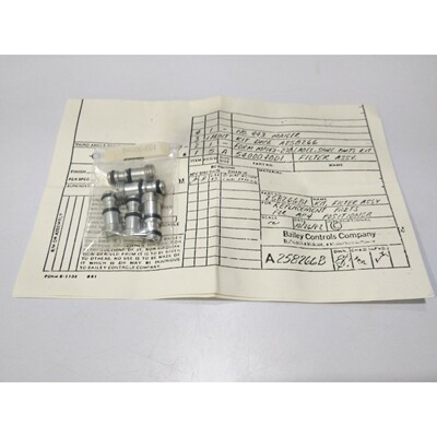 BAILEY CONTROLS 258266B1 Kit Filtro Assemblaggio 5400040D1 B