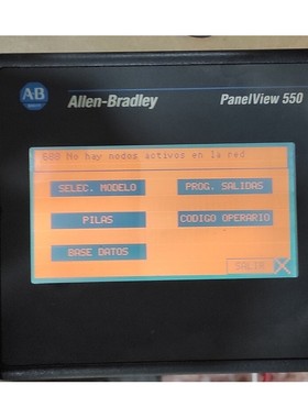 ALLEN BRADLEY  PANEIEW 550  2711T5A8L1  PANEL VIEW 2711 T