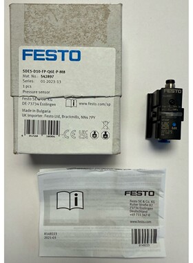 Festo Drucksensor / SDE5-D10-FP-Q6E-P-M8 / 542897 / Neu in O