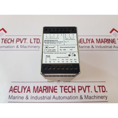 Hornel el 149023/47 Velocidad Interruptor de Límite El 149