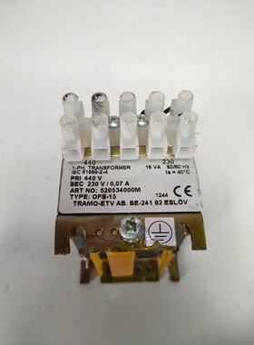 Tramo-etv OSF-15 Transformador 50 / 60hZ, 15VA, 440V, 230V/0