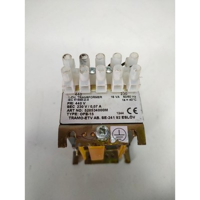 Tramo-etv OSF-15 Transformador 50 / 60hZ, 15VA, 440V, 230V/0