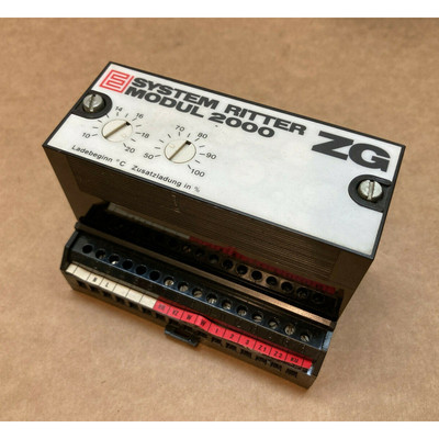 System Ritter Modul 2000 ZG 1421 A44 Aufladeregler Elektrosp