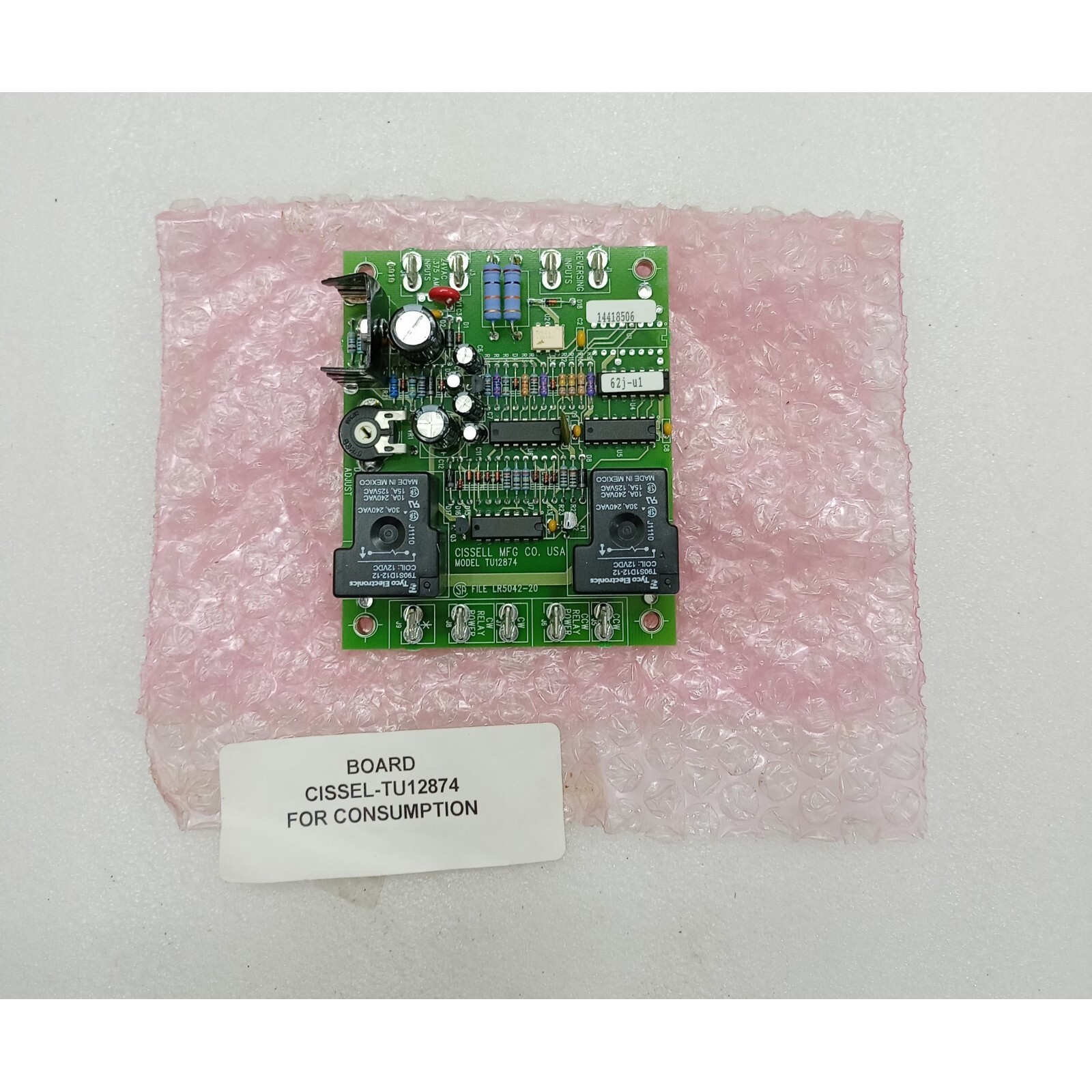 Cissell Tu12874 Minuteur à état Solide Inversant 562J02-01