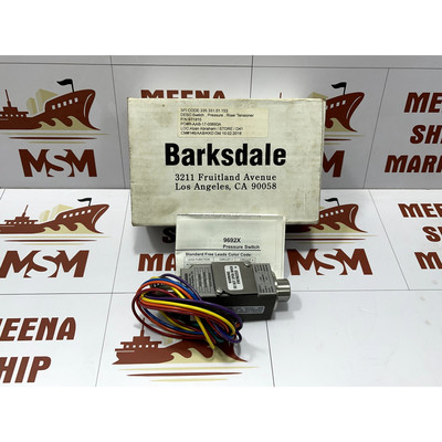 BARKSDALE MODEL 9692X-2CC-1 9692X SERIES FLAMEPROOF PRESSURE