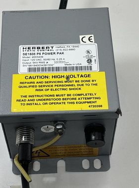 HERBERT SE1508 P5 POWER PAK STATIC CONTROL IN GOOD CONDITION