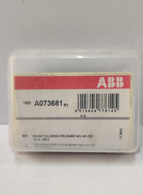 ABB SACE Division A073681 SHUNT 封闭线圈