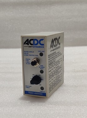 AC DC DYNAMICS TE03 400VAC 相位角继电器