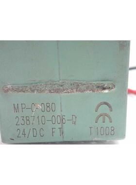 Asco MP-C-080 238710-006-D Coil 24VDC FT
