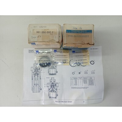 Rexroth 3610500002 Neumático Válvula Kit de Reparación -
