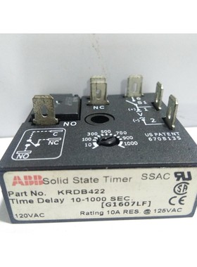 ABB KRDB422 TIMER A Stato Solido QUINCY 122862-900
