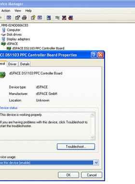 dSPACE GmbH DS1103-11 PPC controller board tested