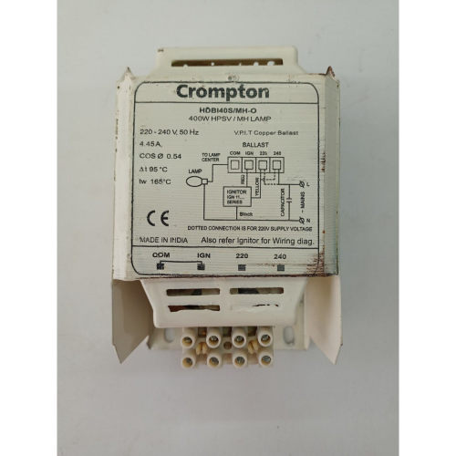 Lampada Crompton HDBI40S/MH-O 400W HPSV/MH Con Ballast In Ra