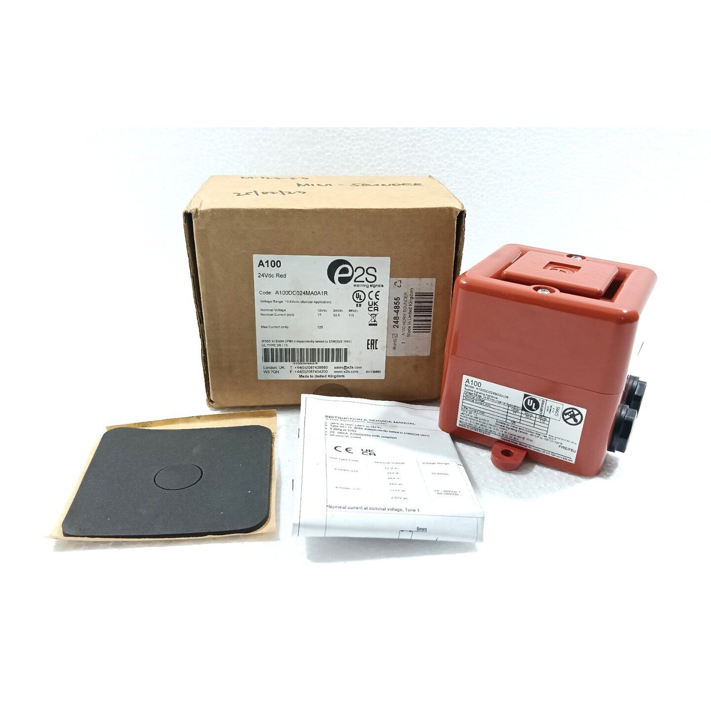 E2S A100 警告信号报警音响模块 A100DC024MA0A1R