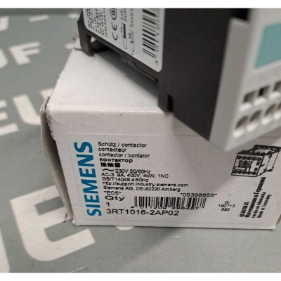 3RT10162AP02 - SIEMENS - 3RT1016-2AP02 / Contacto De Potenci