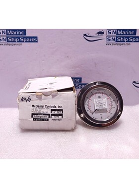 McDaniel KFPB Pressure Gauge Panel Mount 0-200 PSI