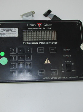 Tinius Olsen MP600 Controller/Timer TINS-DUAL-0002 Panel onl