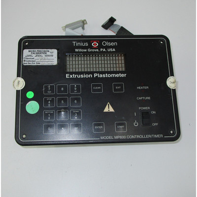 Tinius Olsen MP600 Controller/Timer TINS-DUAL-0002 Panel onl