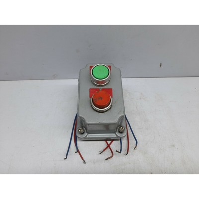 Hubbell Killark FXCS-0B4U Start Stop Control Station Heavy D